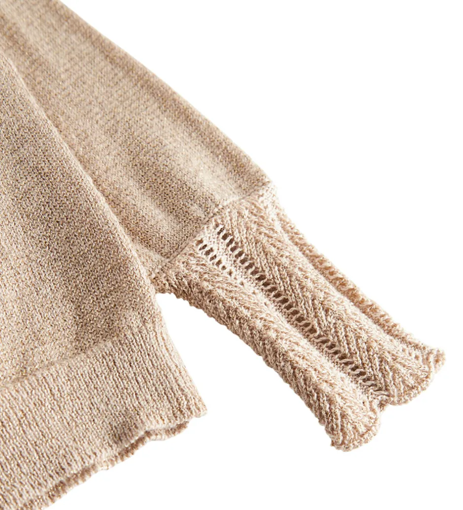 Cardigans*MarMar Cardigan - Strik - Tillie - Gold Glitter