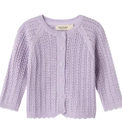 Striktrøjer*MarMar Cardigan - Totti - Uld/Bomuld - Amethyst