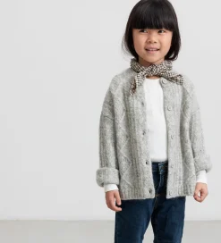 Børn MarMar Cardigan - Uld - Morning Dew Mel.ange