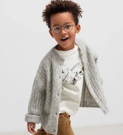 Børn MarMar Cardigan - Uld - Morning Dew Mel.ange