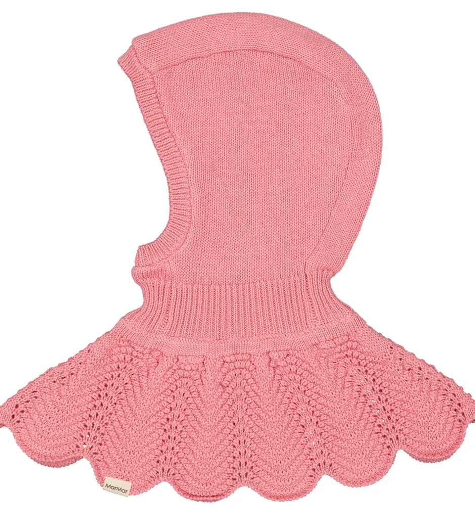 Elefanthuer*MarMar Elefanthue - Uld/Bomuld - 2-lags - Strik - Raspberry