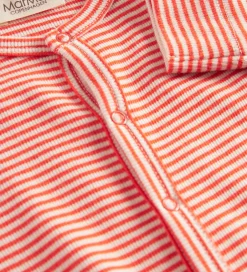 Børn MarMar Heldragt - Rib - Modal - Ruka - Red Stripe