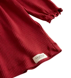 Børn MarMar Kjole - Modal/Rib - Dikte - Hisbiscus Red
