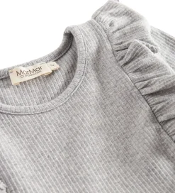 Kjoler*MarMar Kjole - Rib/Modal - Dikte - Light Grey Melange