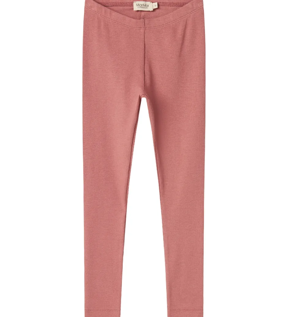 Børn MarMar Leggings - Rib/Modal - Perished Rose