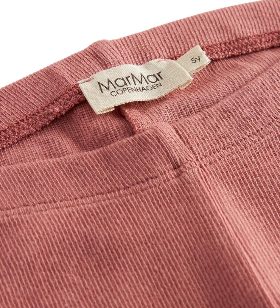 Børn MarMar Leggings - Rib/Modal - Perished Rose