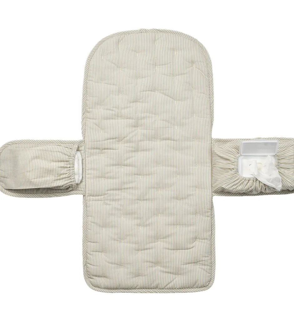 Puslepuder Og -Underlag*MarMar Pusleunderlag - Blue Stone Stripe
