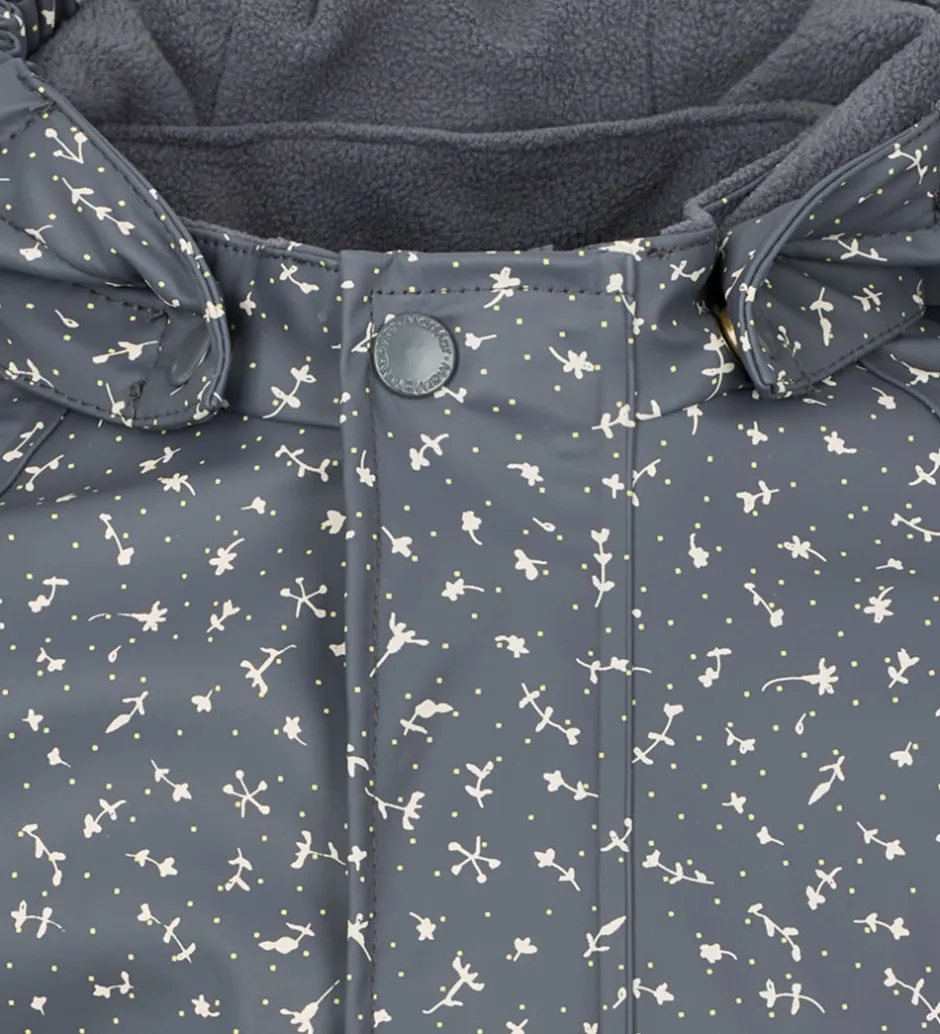 Regntøj*MarMar Regndragt m. Fleece - PU - Orion - Dried Petals
