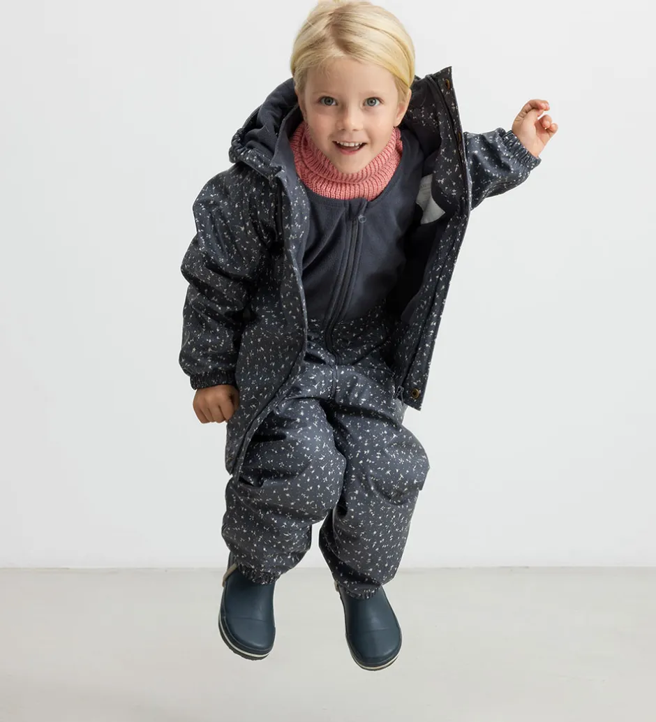 Børn MarMar Regntøj m. Fleece - PU - Obo - Dried Petals