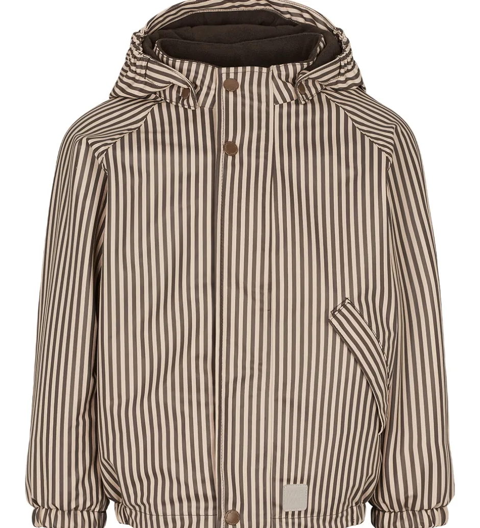 Regntøj*MarMar Regntøj m Fleece - PU - Obo - Brown Stripe