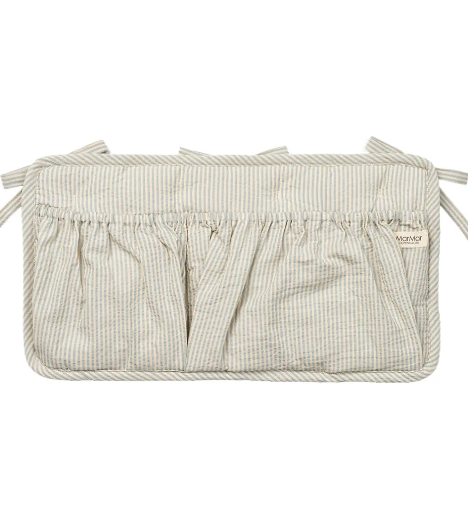 Sengelommer*MarMar Sengelomme - 40x24 cm - Blue Stone Stripe