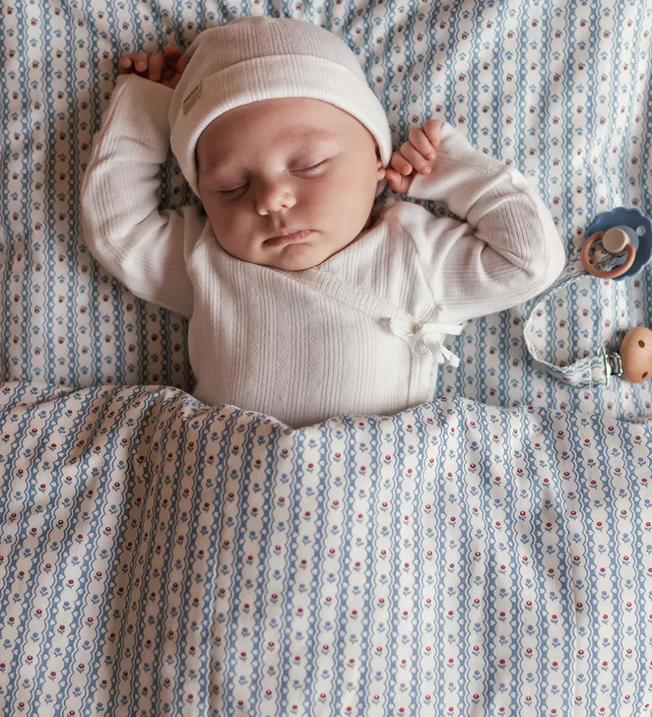 MarMar Sengetøj - Junior - Floral Stripe