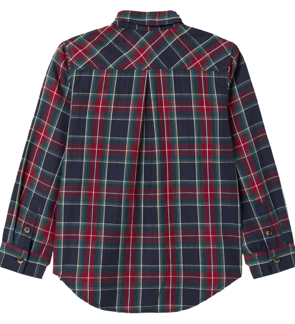 Børn MarMar Skjorte - Tommy - Pilot Navy Check
