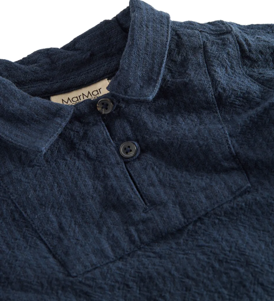 Skjorter*MarMar Skjorte - Tovas - Dark Blue Stripe