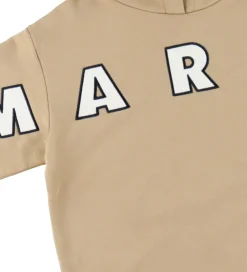Børn Marni Hættetrøje - Cardboard Beige m. Logo