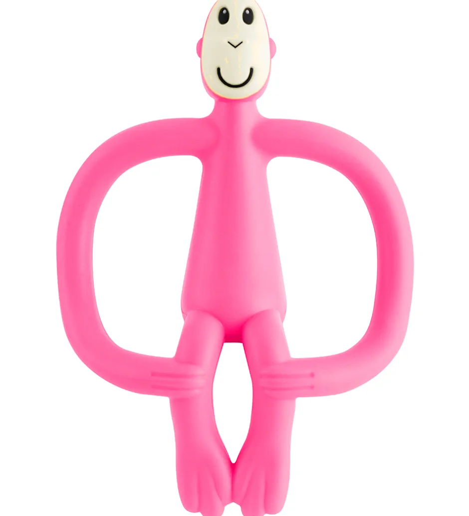 Matchstick Monkey Bidering - Monkey Teething - Pink
