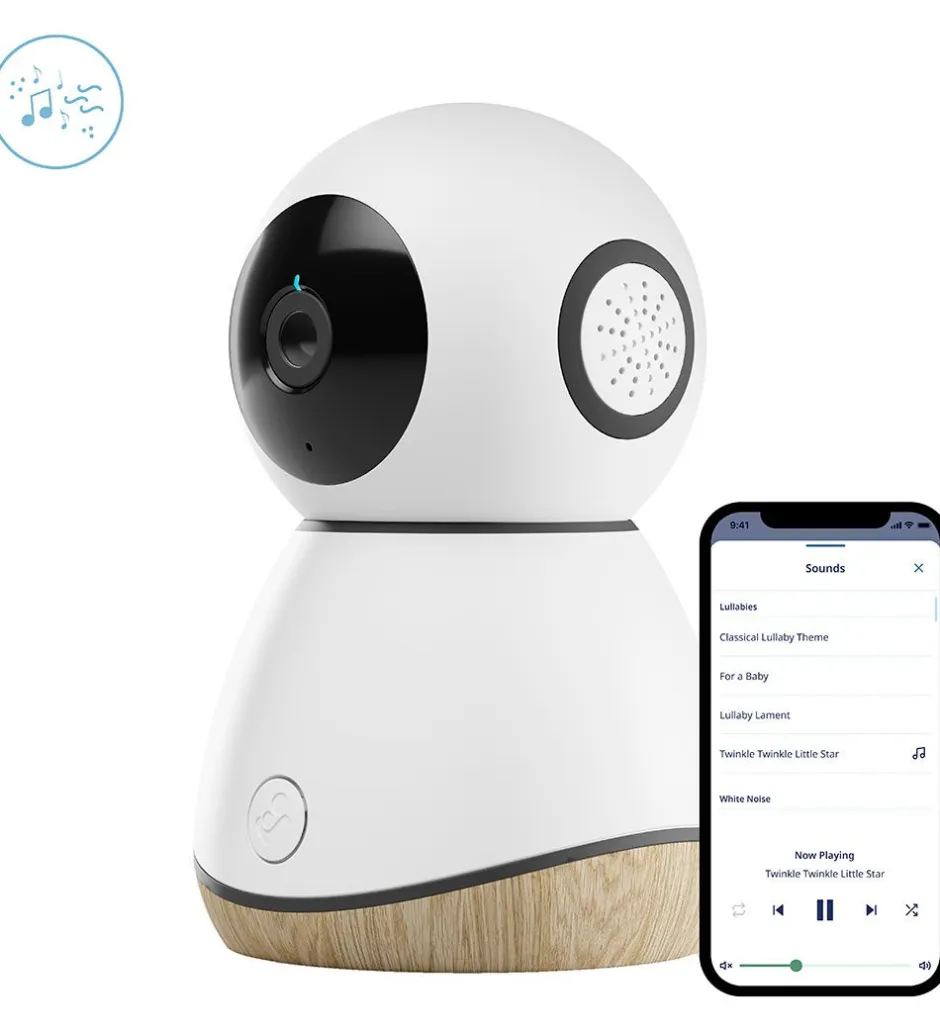 Babyalarmer*Maxi-Cosi Babyalarm m. WiFi - Connected Home - See - Hvid