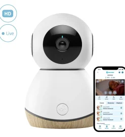 Babyalarmer*Maxi-Cosi Babyalarm m. WiFi - Connected Home - See - Hvid