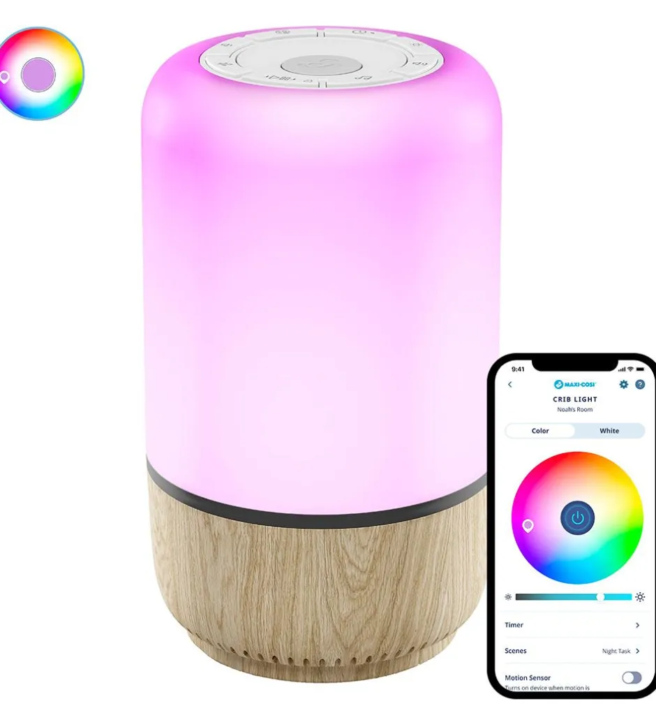 Maxi-Cosi Lampe m. WiFi/Lyd - Connected Home - 9,4x16,3 - Soothe