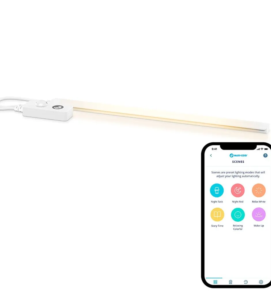 Maxi-Cosi Lysskinne m. WiFi - Connected Home - 31,2x2,4 cm - Glo