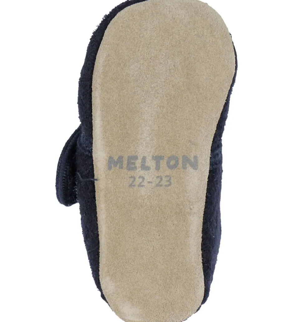 Melton Hjemmesko - Uld - Marine