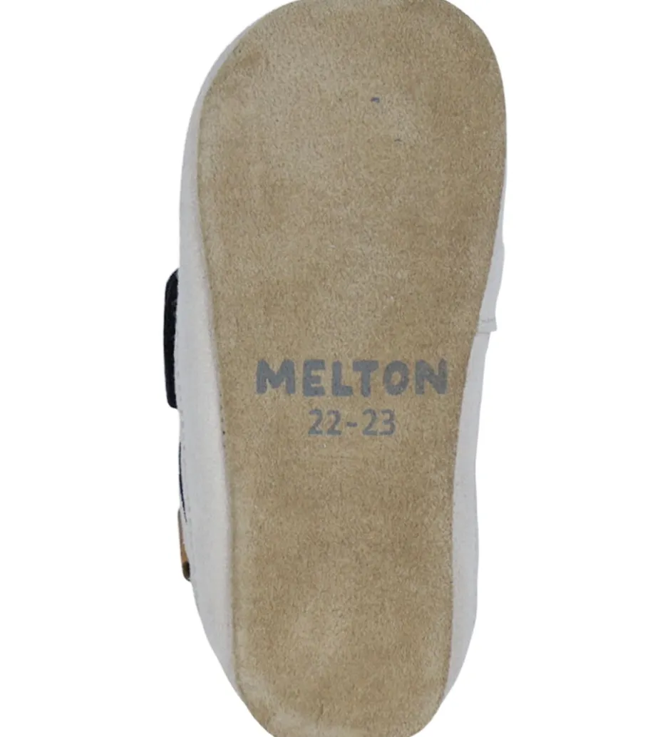Melton Skindfutter - Noos Running Slippers - Marine