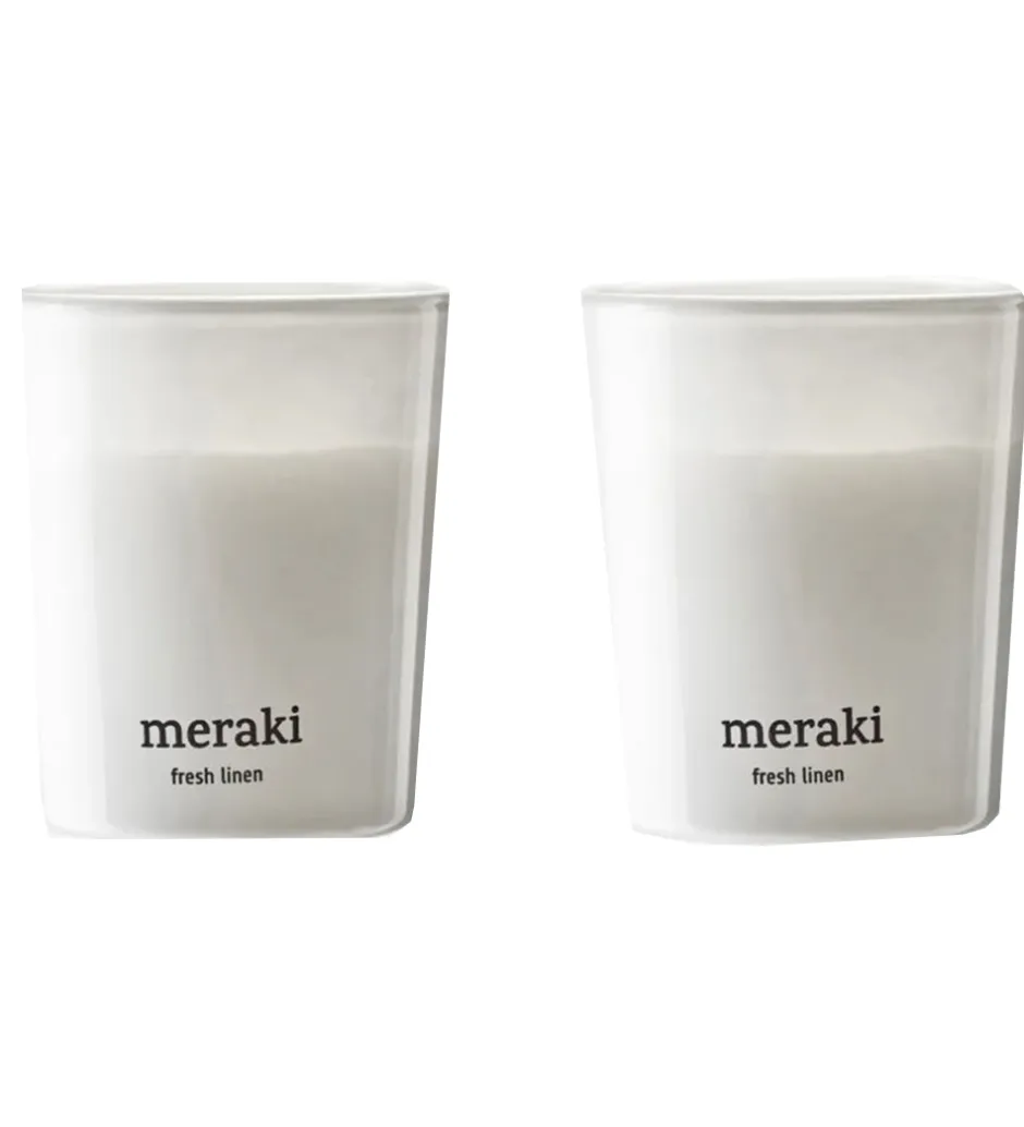Duftlys*Meraki Duftlys - 2-pak - 2x60g - White Garden