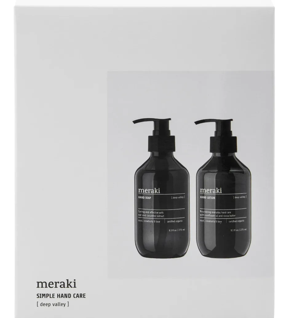 Pleje- Og Toiletartikler*Meraki Gaveæske - Håndsæbe/-lotion - 2 x 275 ml - Deep Valley