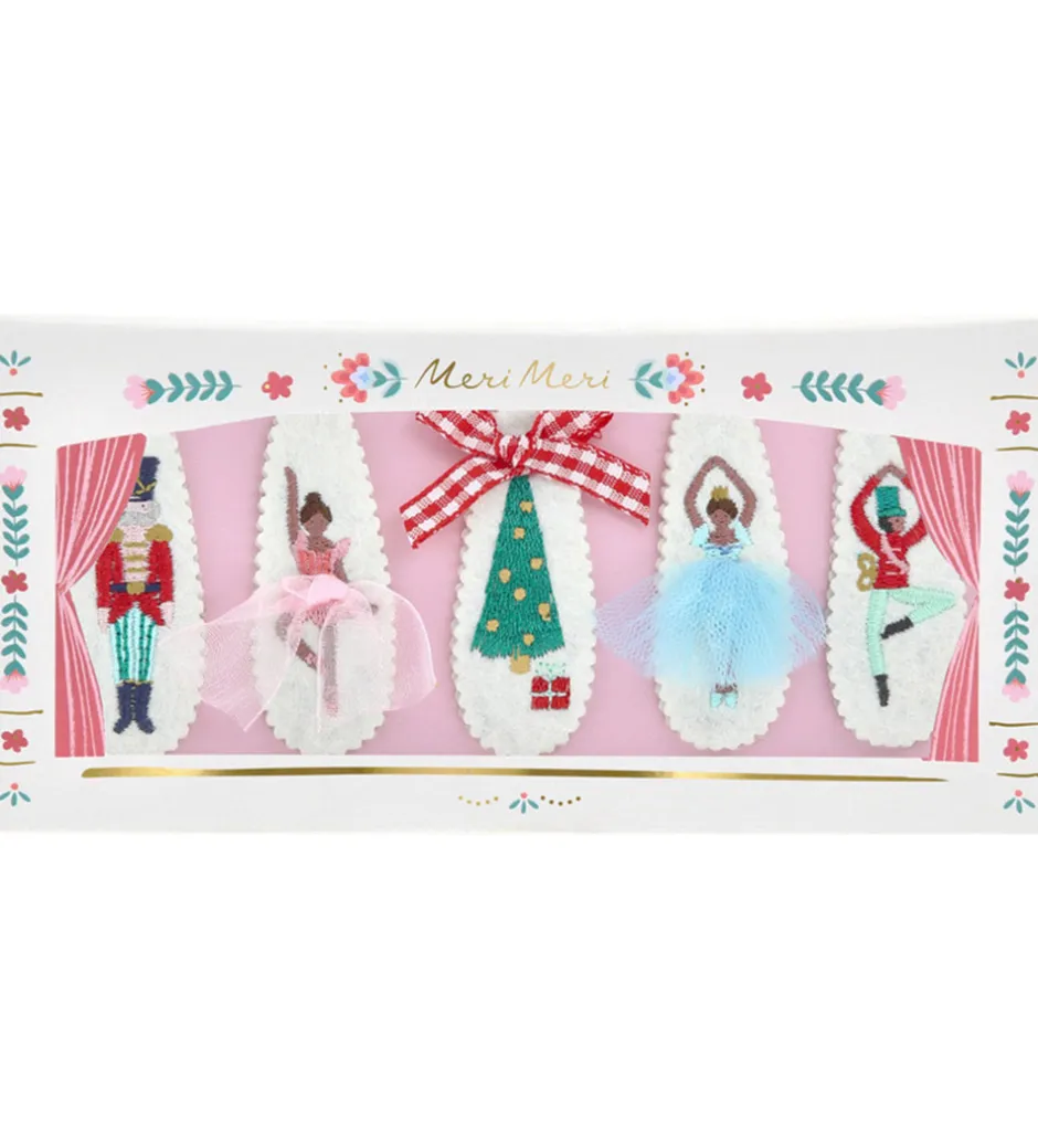 Hårspænder*Meri Meri Hårspænder - 5-pak - Nutcracker