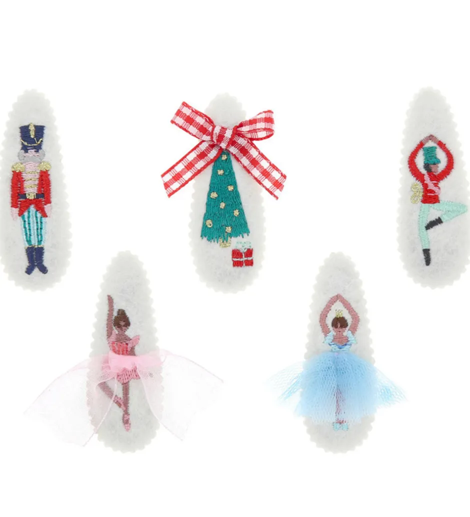 Hårspænder*Meri Meri Hårspænder - 5-pak - Nutcracker