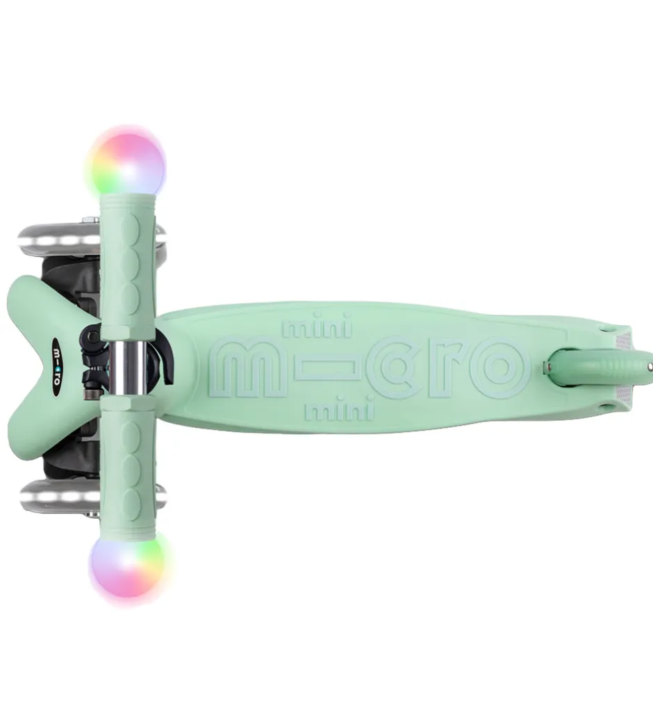 Løbehjul|Løbehjul*Micro Løbehjul - Mini2grow Deluxe Magic LED - Mint