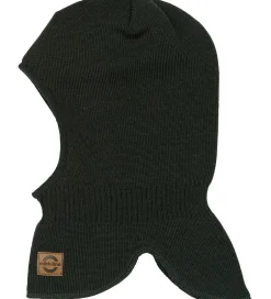 Elefanthuer*Mikk-Line Elefanthue - Strik - Uld/Akryl - 2-lags - Darkest Spro