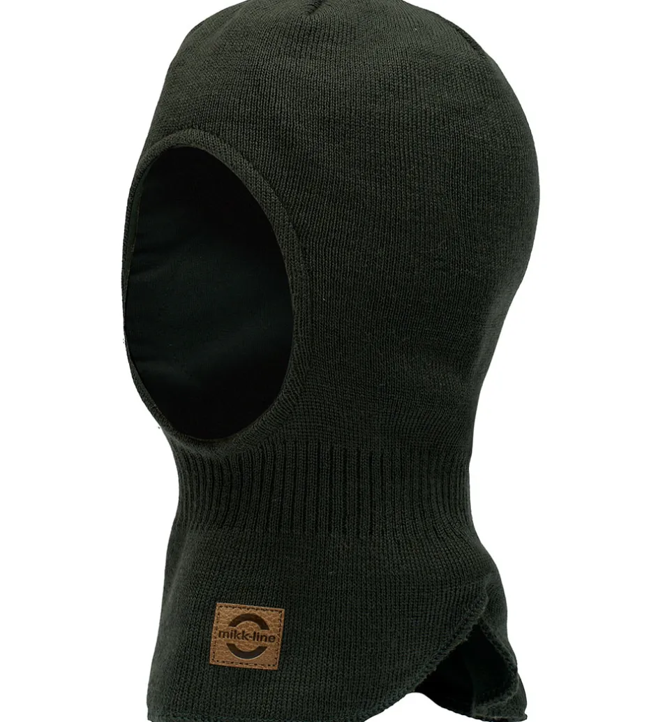 Elefanthuer*Mikk-Line Elefanthue - Strik - Uld/Akryl - 2-lags - Darkest Spro
