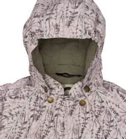 Børn Mikk-Line Flyverdragt - AOP Floral - Cloud Gray
