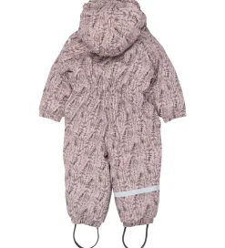 Børn Mikk-Line Flyverdragt - PU - Recycled - AOP - Cloud Gray