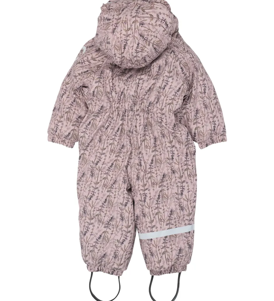 Børn Mikk-Line Flyverdragt - PU - Recycled - AOP - Cloud Gray