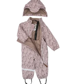 Børn Mikk-Line Flyverdragt - PU - Recycled - AOP - Cloud Gray