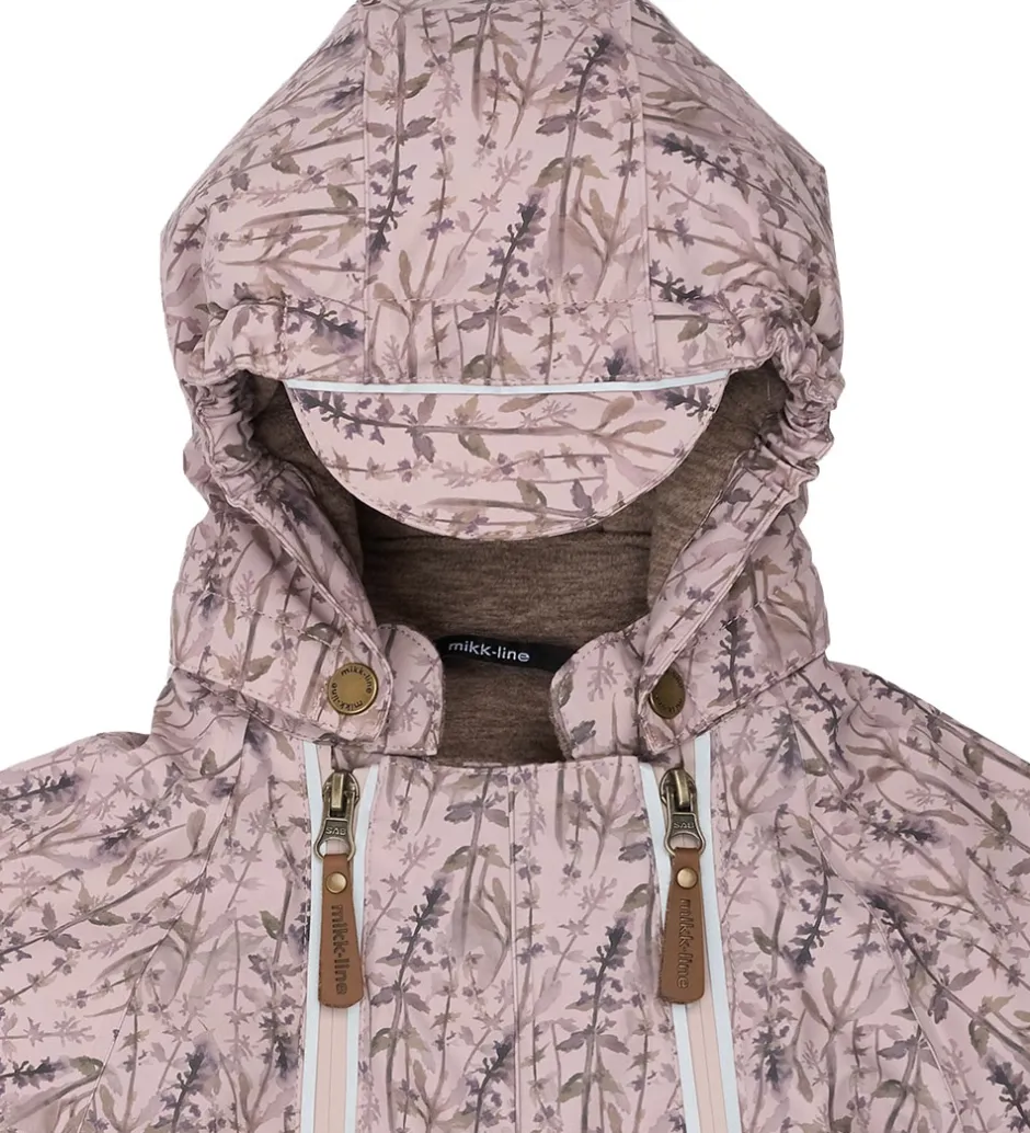 Børn Mikk-Line Flyverdragt - PU - Recycled - AOP - Cloud Gray