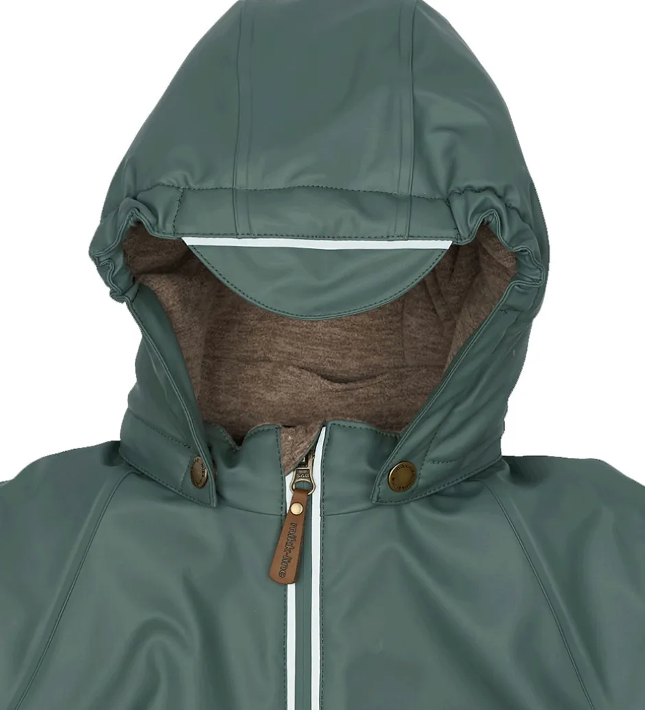 Børn Mikk-Line Flyverdragt - PU - Balsam Green