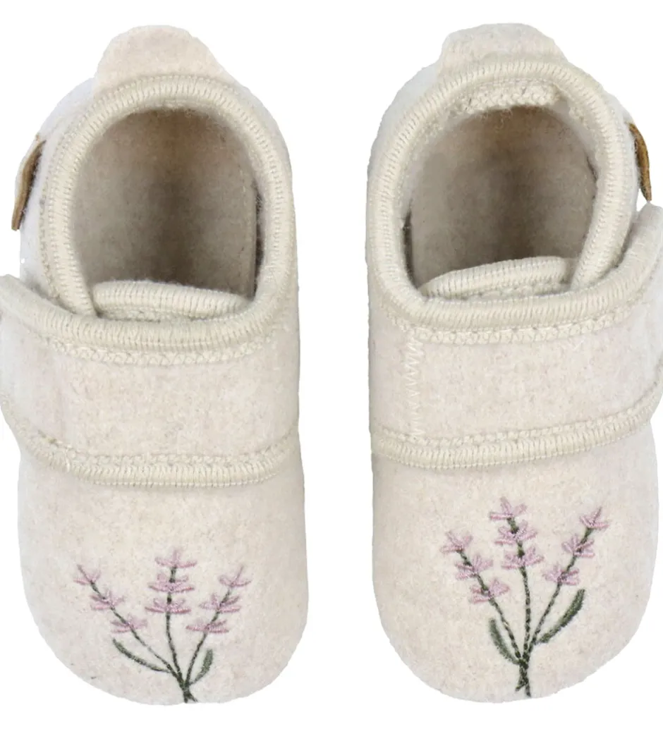 Hjemmesko*Mikk-Line Hjemmesko - Prewalker Uld - Off White