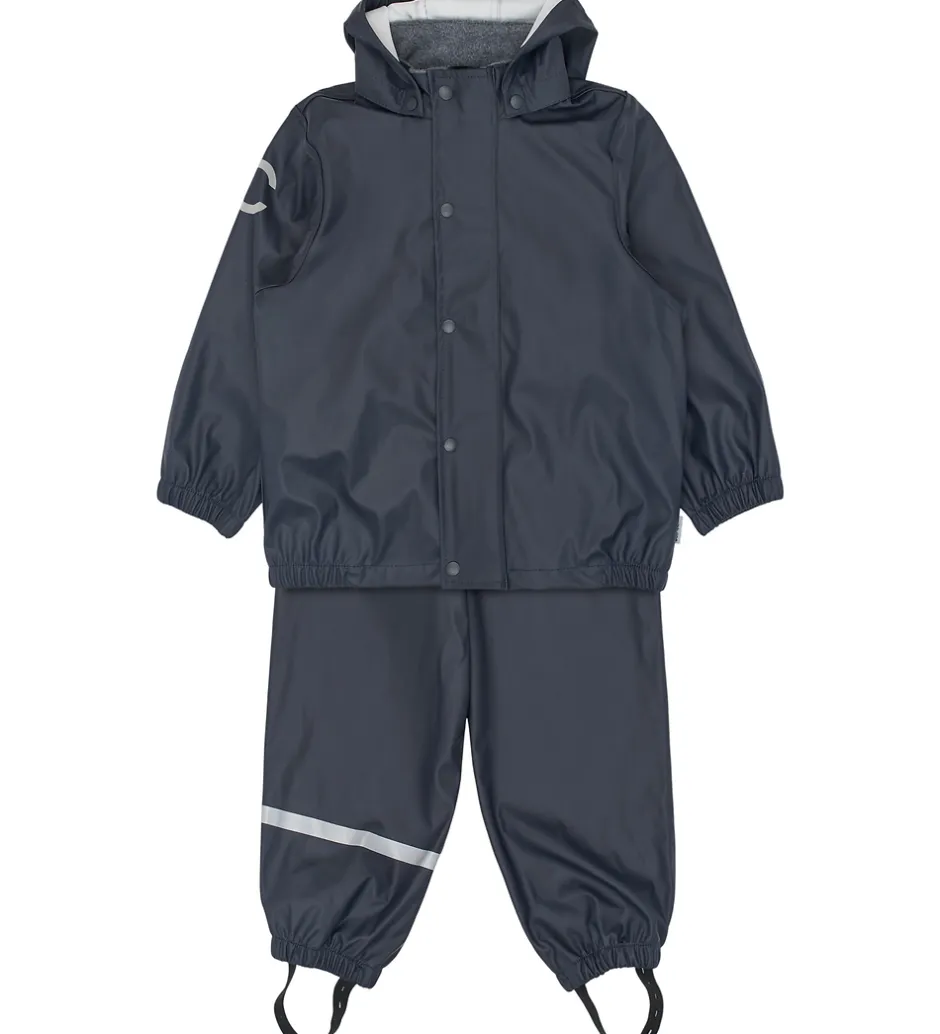 Børn Mikk-Line Regntøj - PU - Dark Navy