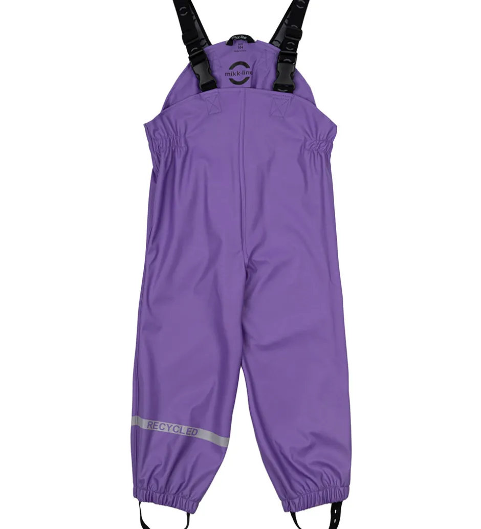 Regntøj*Mikk-Line Regntøj m. Seler - PU - Deep Lavender