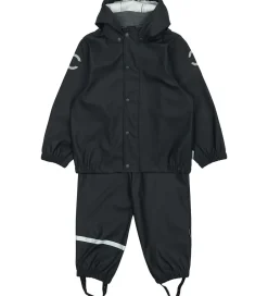 Regntøj*Mikk-Line Regntøj m. Seler - PU - Dark Navy