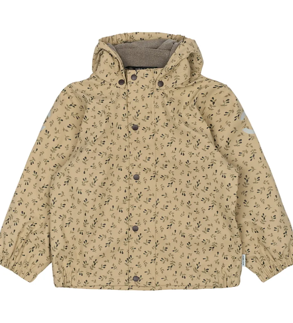 Børn Mikk-Line Regntøj m. Seler/Fleece - PU - Cornstalk