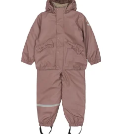 Regntøj*Mikk-Line Regntøj m. Termo/Seler - PU - Twilight Mauve m. Kanin