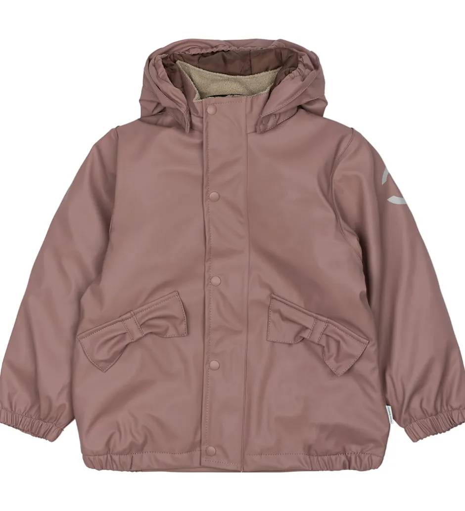 Regntøj*Mikk-Line Regntøj m. Termo/Seler - PU - Twilight Mauve m. Kanin