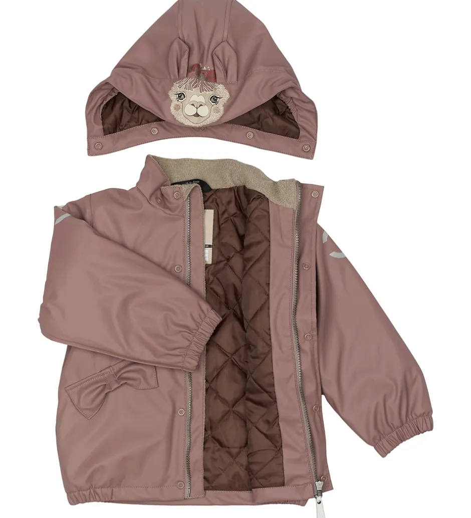 Regntøj*Mikk-Line Regntøj m. Termo/Seler - PU - Twilight Mauve m. Kanin