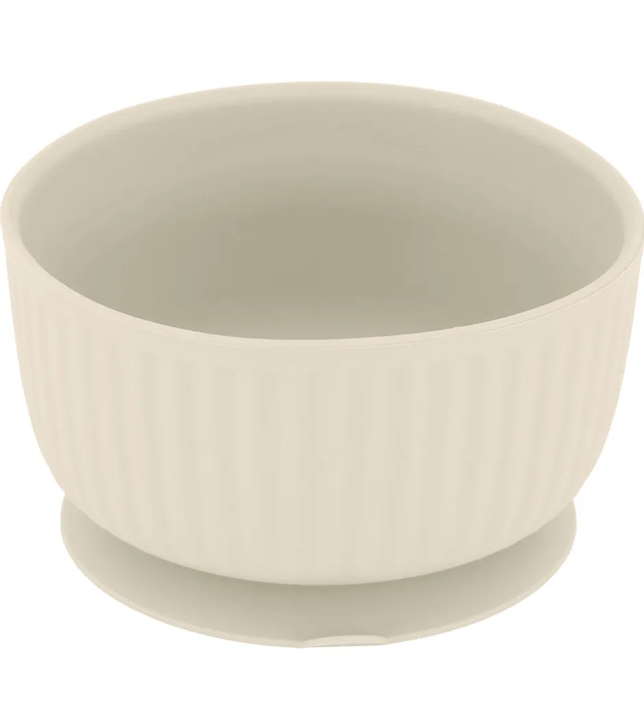 Mikk-Line Skåle - 2-pak - Silikone - White Swan/Brown Sugar