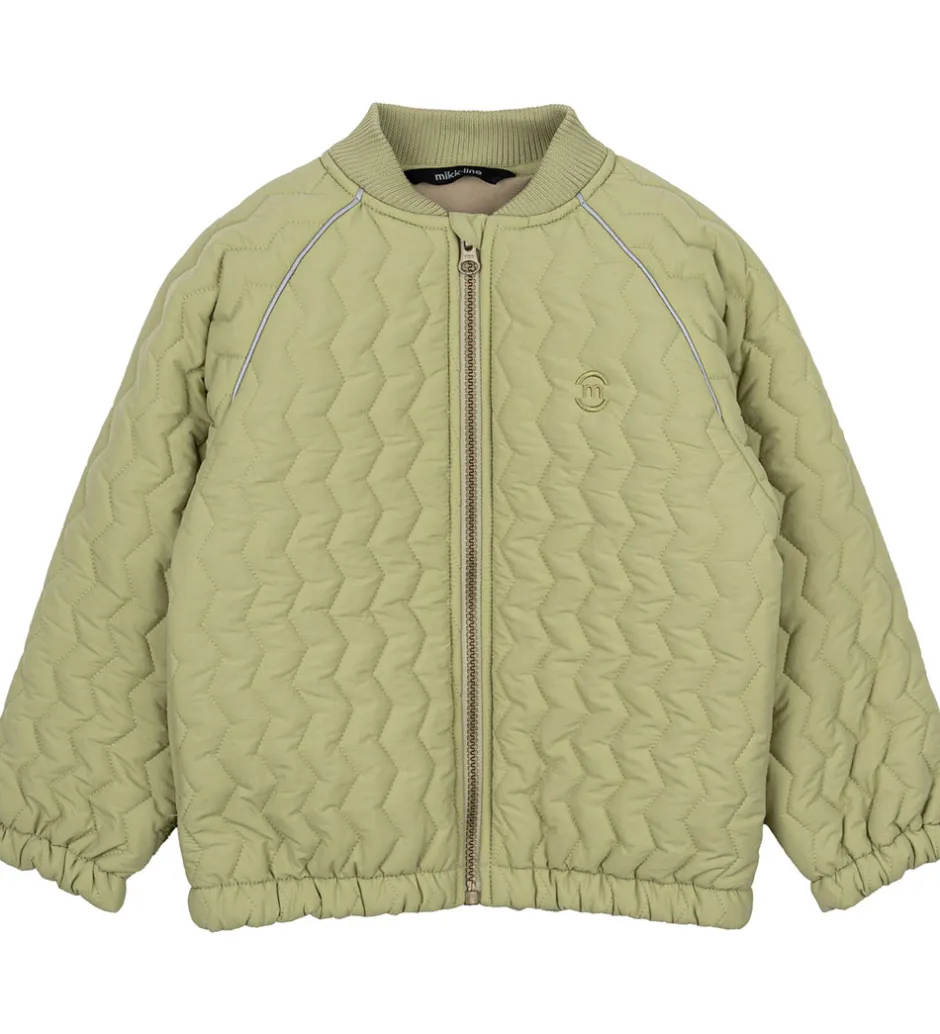 Sommerjakker*Mikk-Line Sommerjakke - Gray Green m. Drage