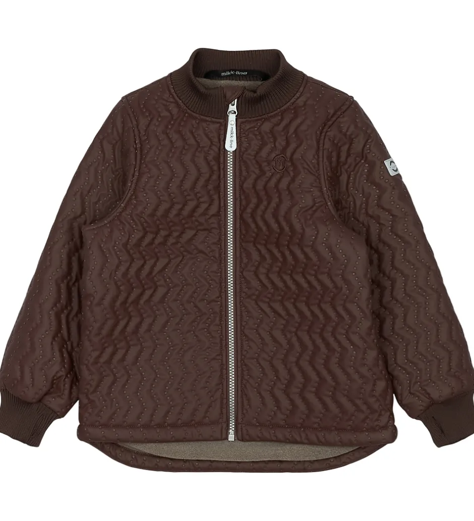 Børn Mikk-Line Termotøj m. Fleece - Duvet - Coated - French Roast